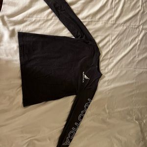 Nautica dark grey long sleeve t shirt size 8